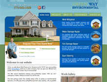 Tablet Screenshot of greenway-env.com